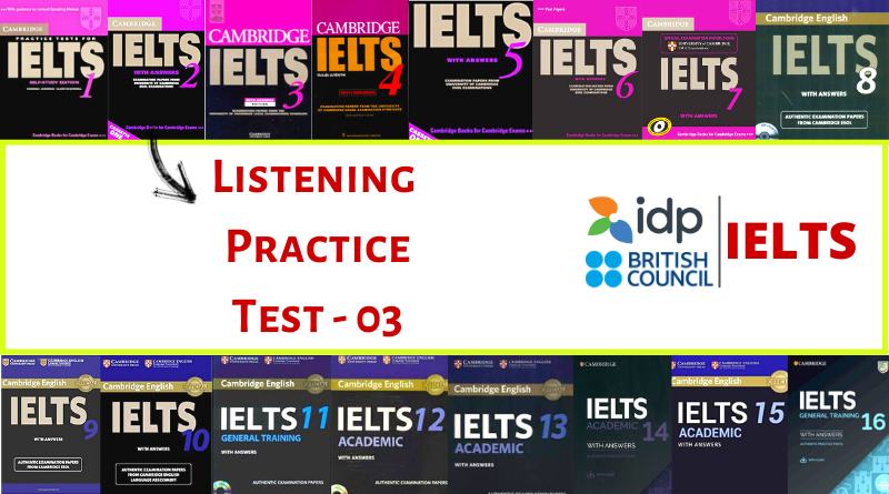 Cambridge IELTS 2 Listening Test 3 [Answers + PDF + Transcript]