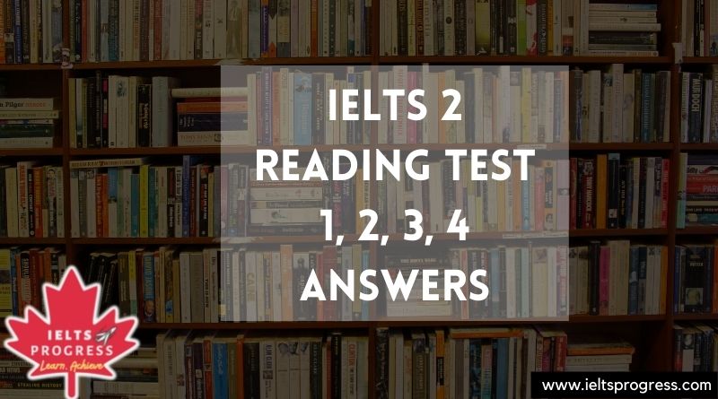 Cambridge 2 Reading Test 1-2-3-4 Answers