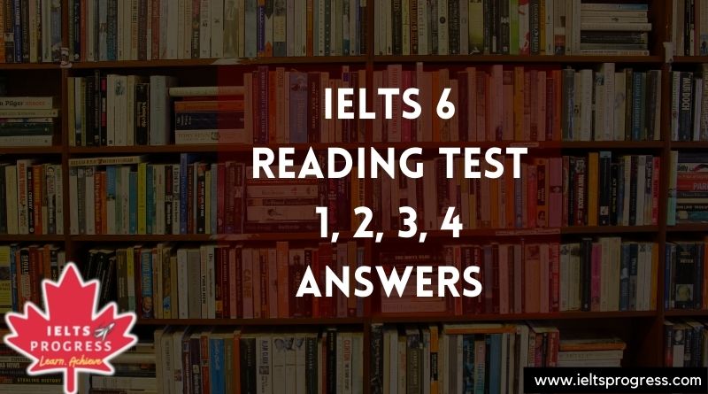 Cambridge 6 Reading Test 1-2-3-4 Answers