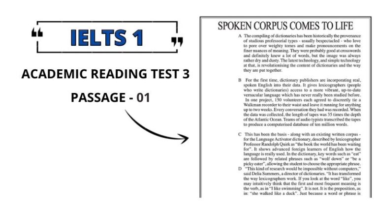 Spoken Corpus Comes To Life: Reading Answers