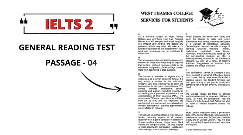 WEST THAMES COLLEGE SERVICES: Reading Answers