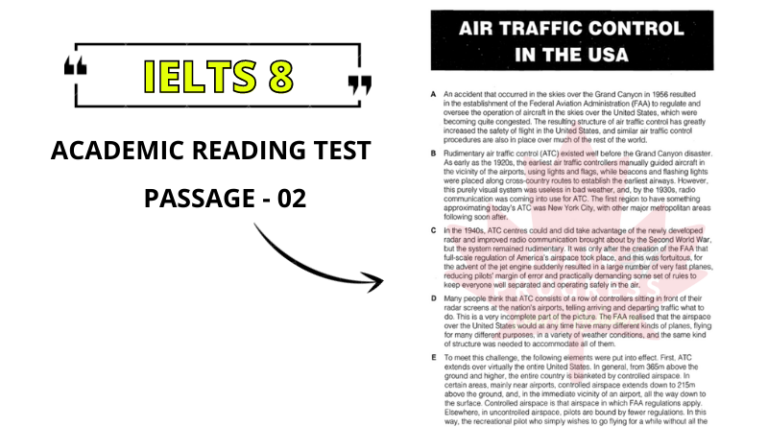 Air Traffic Control in the USA Reading Answers PDF