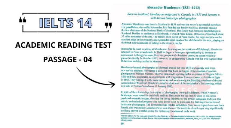 Alexander Henderson (1831-1913) reading answers pdf