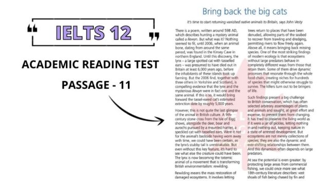 Bring back the big cats reading answers pdf