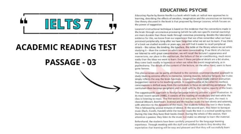 EDUCATING PSYCHE Reading Answers PDF