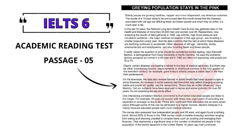 Greying Population Stays in the Pink Reading Answers PDF