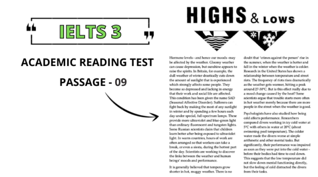 HIGHS & LOWS Reading Answers PDF