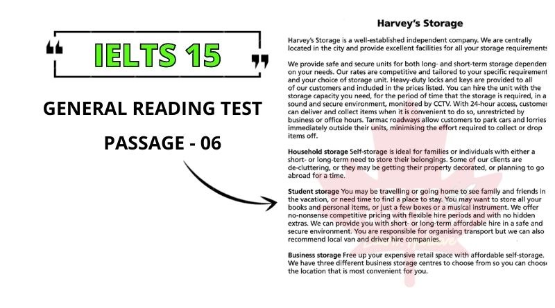 Harvey’s Storage reading answers pdf
