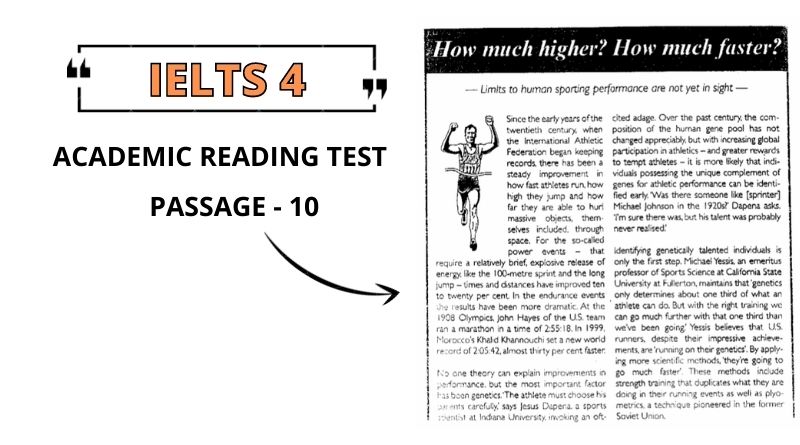 How much higher? How much faster? Reading Answers