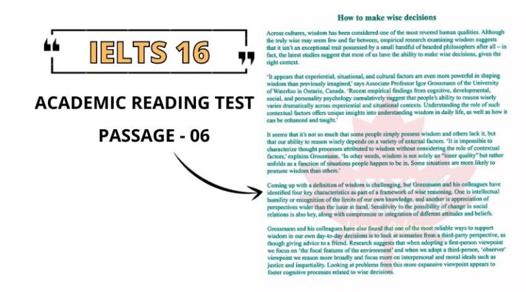 How to make wise decisions reading answers pdf