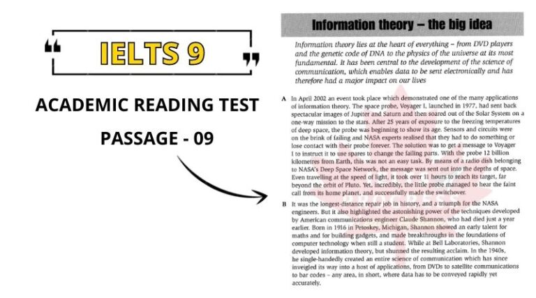 Information Theory - The Big Idea reading answers PDF