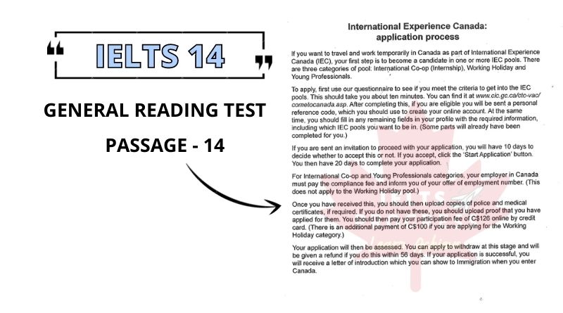 International Experience Canada: application process reading answers
