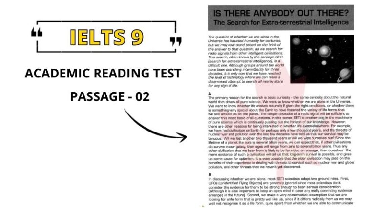 Is There Anybody Out There? Reading Answers & PDF