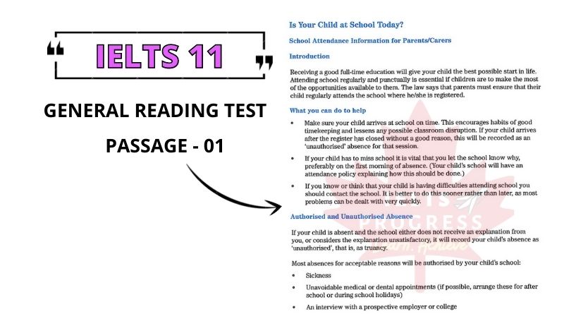 Is Your Child at School Today? reading answers
