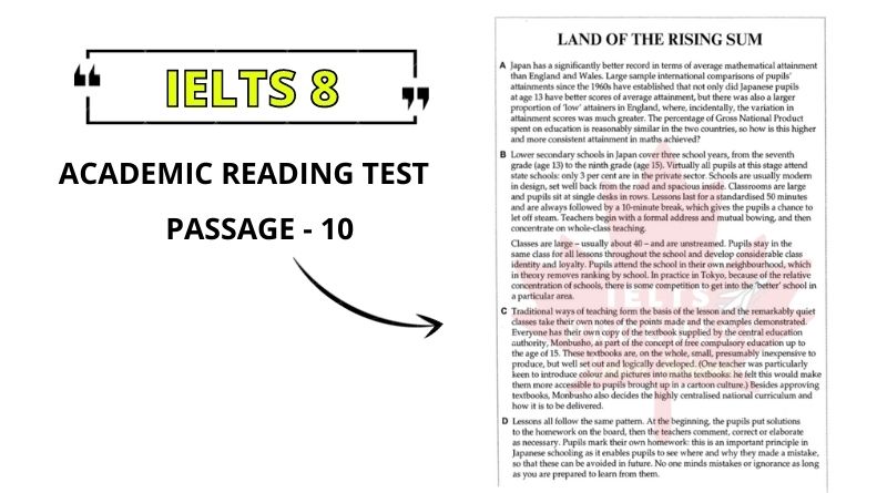 Land of the Rising Sum Reading Answers PDF
