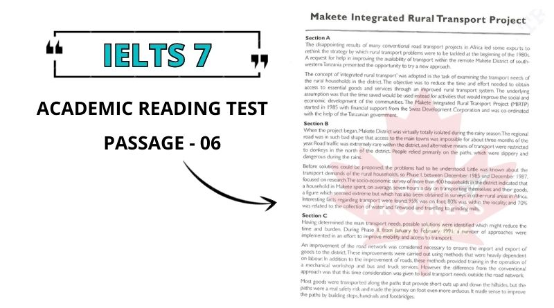 Makete Integrated Rural Transport Project Reading Answers pdf