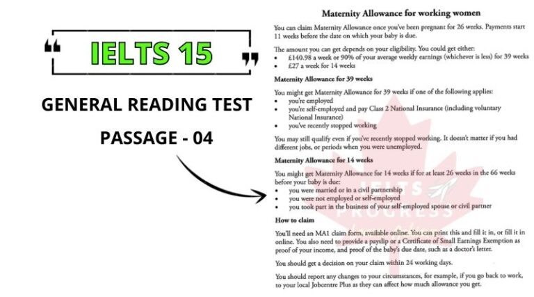 Maternity Allowance for working women reading answers pdf