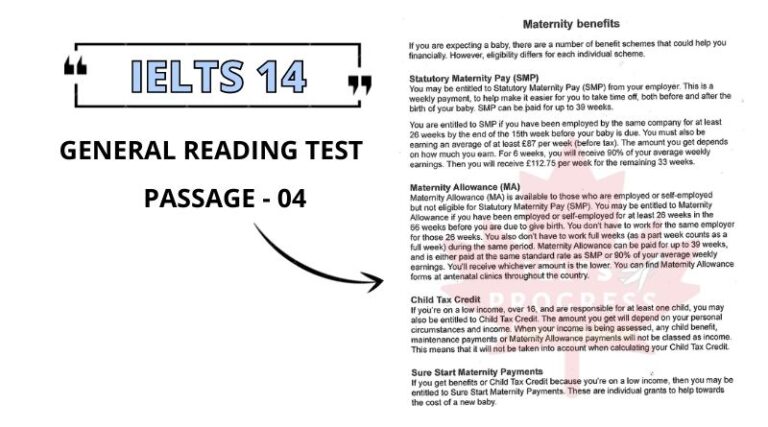 Maternity benefits reading answers