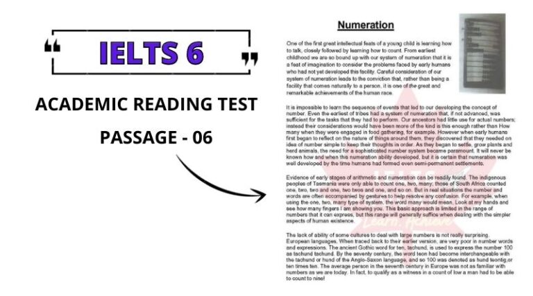NUMERATION Reading Answers & PDF
