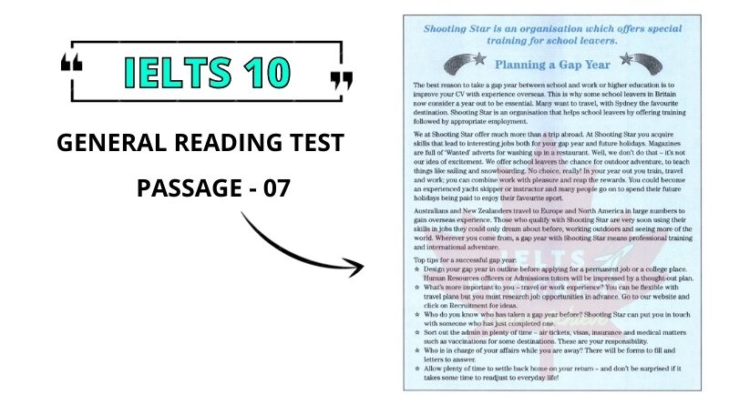 Planning a gap year reading answers pdf