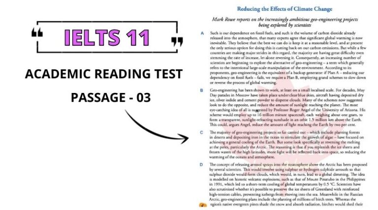 Reducing the Effects of Climate Change reading answers pdf