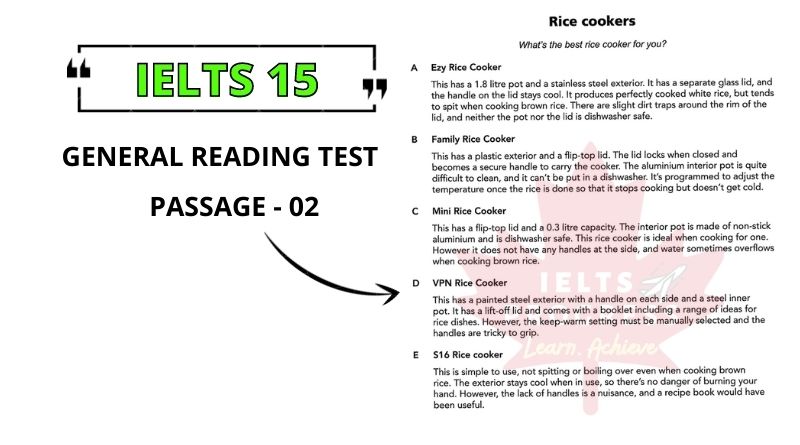 Rice cookers reading answers pdf