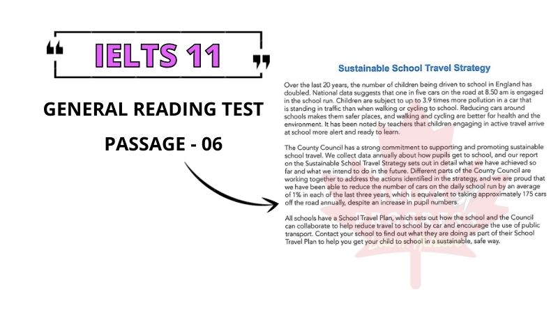 Sustainable School Travel Strategy reading answers pdf