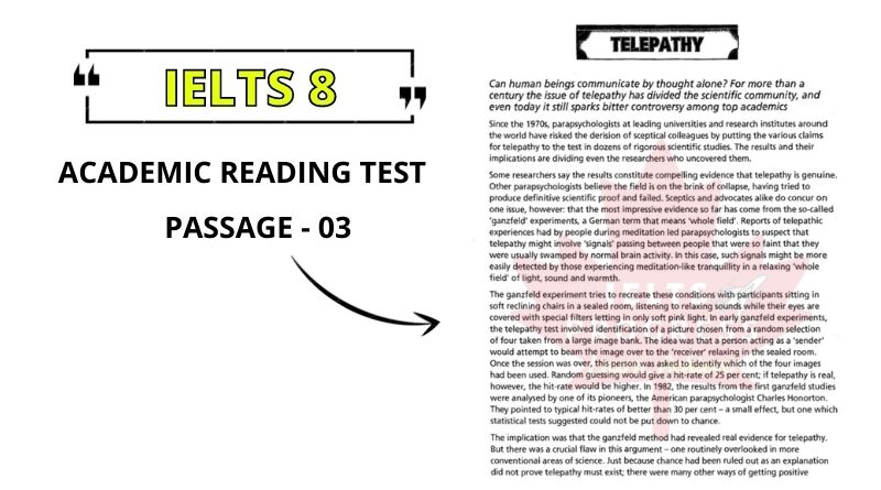 TELEPATHY Reading Answers PDF