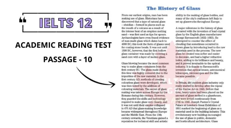 The History of Glass reading answers pdf