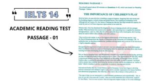 The Importance of Children's Play: Reading Answers – IELTS Progress