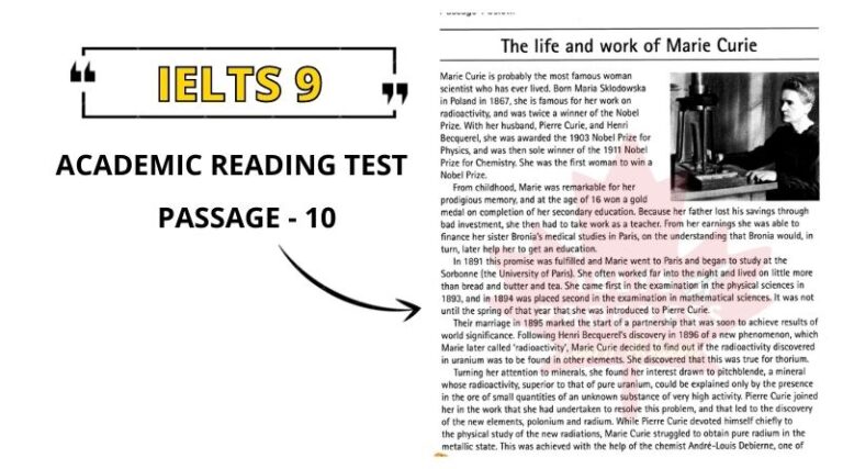 The Life & Work of Marie Curie reading answers pdf