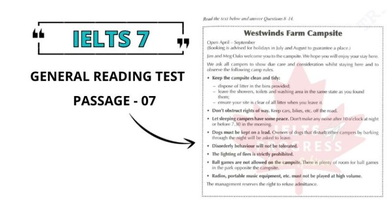 Westwinds Farm Campsite Reading Answers PDF