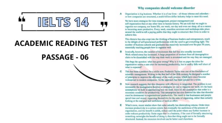 Why companies should welcome disorder reading answers pdf