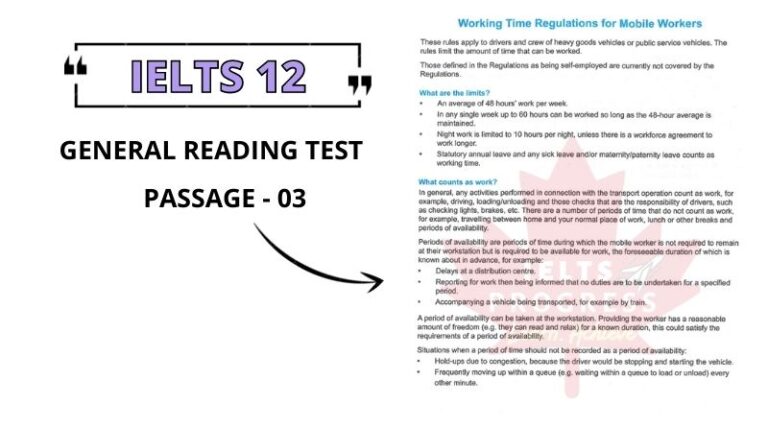 Working Time Regulations For Mobile Workers IELTS Progress